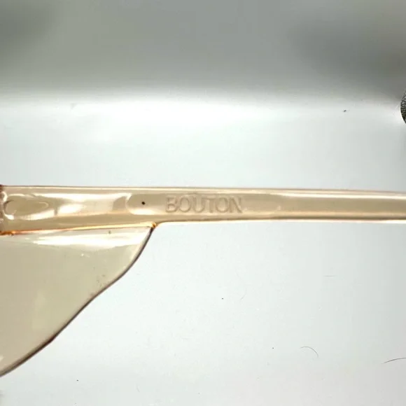 Vintage Bouton Panaspec Plus Sunglasses W/ Side Protect Translucent Brown - Picture 5 of 5